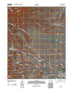 La Veta 2010 topographic map thumbnail