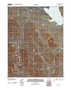 Guffey NW 2010 topographic map thumbnail