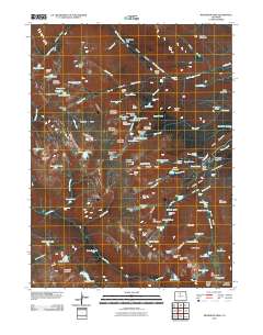 McHenrys Peak 2010 topographic map thumbnail