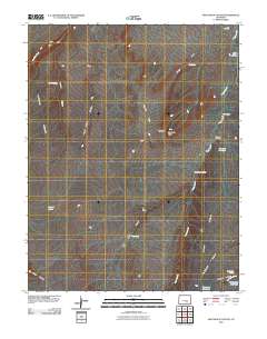 Hog Ranch Canyon 2010 topographic map thumbnail