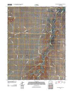 Hackamore Ranch 2010 topographic map thumbnail