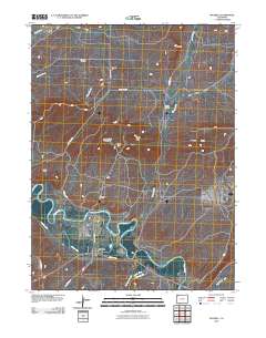 Maybell 2010 topographic map thumbnail