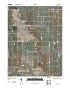 Kinney Lake 2010 topographic map thumbnail