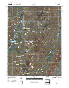 Kiowa 2010 topographic map thumbnail