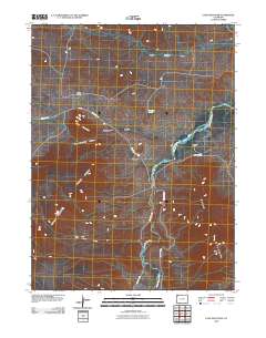 Lone Mountain 2010 topographic map thumbnail