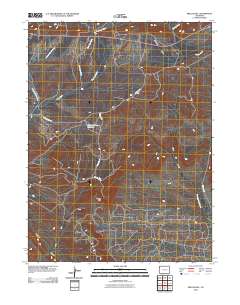 Mellen Hill 2010 topographic map thumbnail