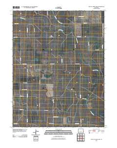 East of Lewis Lake 2010 topographic map thumbnail