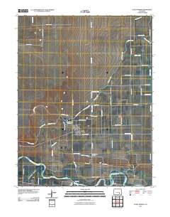 Olney Springs 2010 topographic map thumbnail