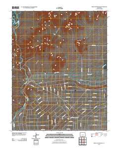 Mesito Reservoir 2010 topographic map thumbnail