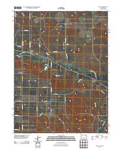 Laird 2010 topographic map thumbnail