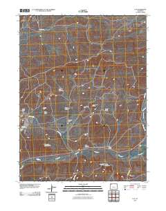 Lay 2010 topographic map thumbnail