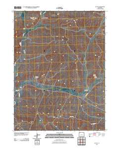 Lay SE 2010 topographic map thumbnail