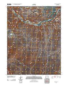 Naturita 2011 topographic map thumbnail