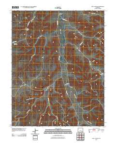 Lost Canyon 2010 topographic map thumbnail