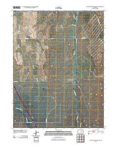 Noonen Reservoir SW 2010 topographic map thumbnail