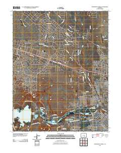 Northwest Pueblo 2010 topographic map thumbnail