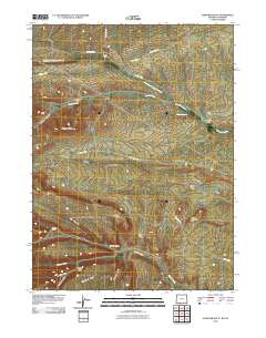 Scrivner Butte 2010 topographic map thumbnail