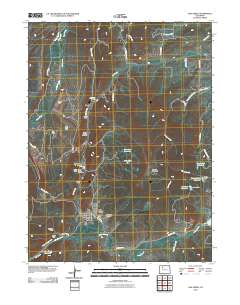Oak Creek 2010 topographic map thumbnail