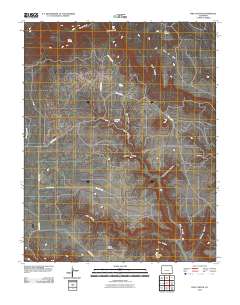 Pine Canyon 2010 topographic map thumbnail
