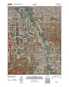 Parker 2010 topographic map thumbnail