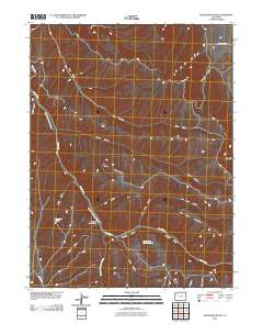 Segar Mountain 2010 topographic map thumbnail