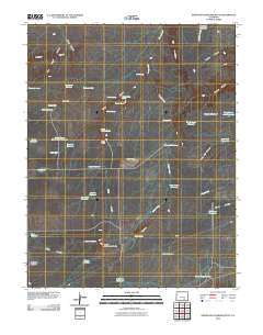 North Rattlesnake Butte 2010 topographic map thumbnail