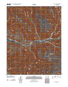 Moqui Canyon 2010 topographic map thumbnail