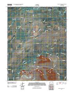 Pikes Stockade 2010 topographic map thumbnail