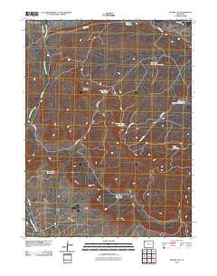 Rangely NE 2010 topographic map thumbnail
