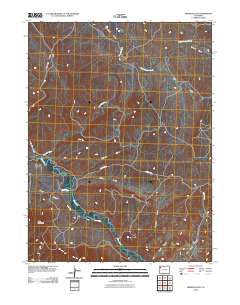 Smizer Gulch 2010 topographic map thumbnail