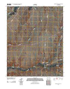 Sentinel Peak SE 2010 topographic map thumbnail