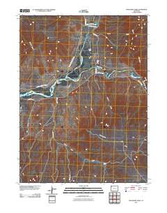 Twelvemile Mesa 2010 topographic map thumbnail
