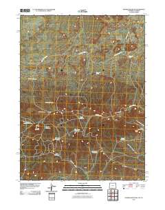 Powder Mountain 2010 topographic map thumbnail