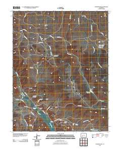 Powderhorn 2010 topographic map thumbnail