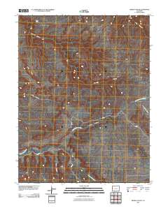 Sieber Canyon 2010 topographic map thumbnail