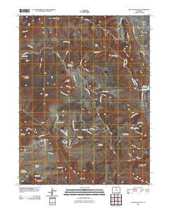Ralston Buttes 2011 topographic map thumbnail