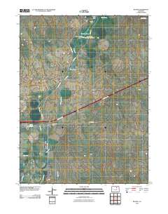 Roggen 2010 topographic map thumbnail