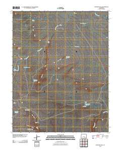 Sanford Hills 2010 topographic map thumbnail