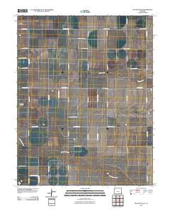 Two Buttes SE 2010 topographic map thumbnail