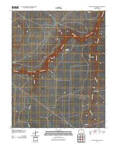 Purgatoire Canyon 2010 topographic map thumbnail