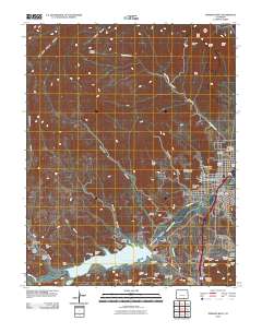 Trinidad West 2010 topographic map thumbnail