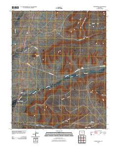 Tanner Mesa 2010 topographic map thumbnail