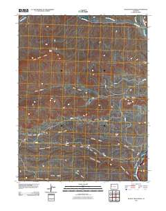 Wagon Track Ridge 2010 topographic map thumbnail