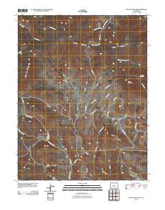 Waugh Mountain 2010 topographic map thumbnail