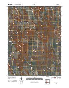 Wauneta 2010 topographic map thumbnail