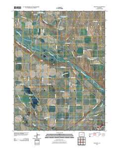 Weldona 2010 topographic map thumbnail