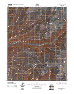 Woods Canyon 2010 topographic map thumbnail