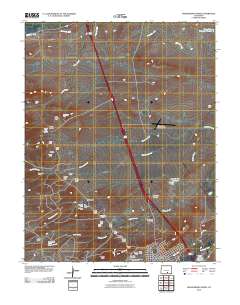 Walsenburg North 2010 topographic map thumbnail