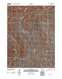 Wapiti Peak 2010 topographic map thumbnail