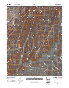 Pinkerton Mesa 2010 topographic map thumbnail